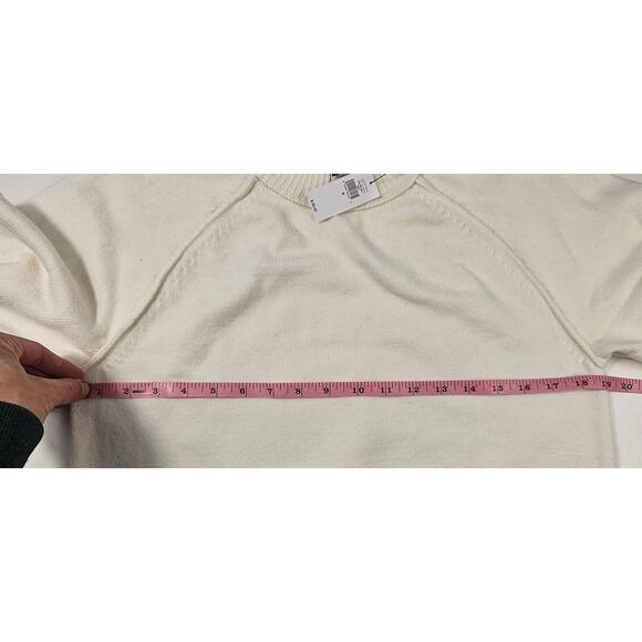 NWT banana republic slub wool blend sz S neutral winter warm oversized grandma - Picture 7 of 8